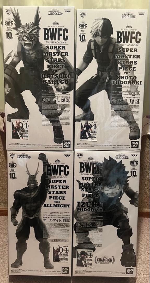 一番くじ SMSP 僕のヒーローアカデミア D賞 二次元彩色 4種セット 展示】二次元彩色がヤバい…もうすぐ発売！SMSPのオールマイトを見てき