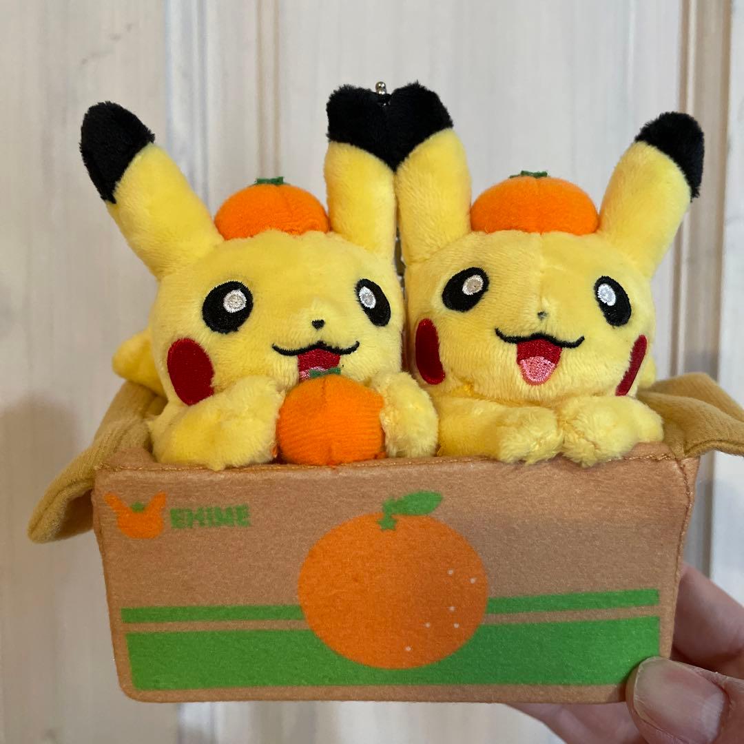 愛媛 ご当地 ピカチュウ ぬいぐるみ 限定 ポケモン みかん 平成レトロ