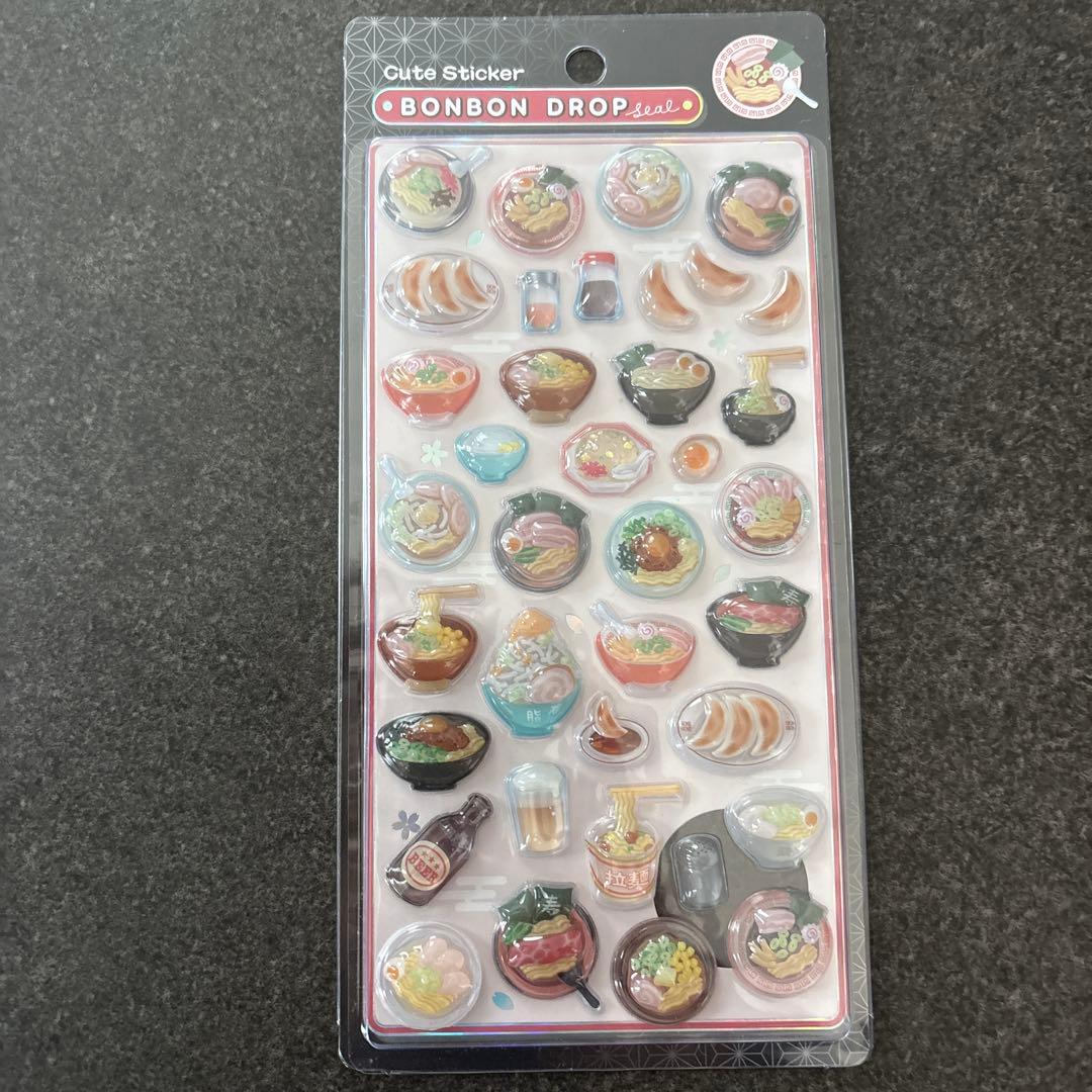 正規品】ボンボンドロップシール 和柄 第2弾 ラーメン 新作 - メルカリ