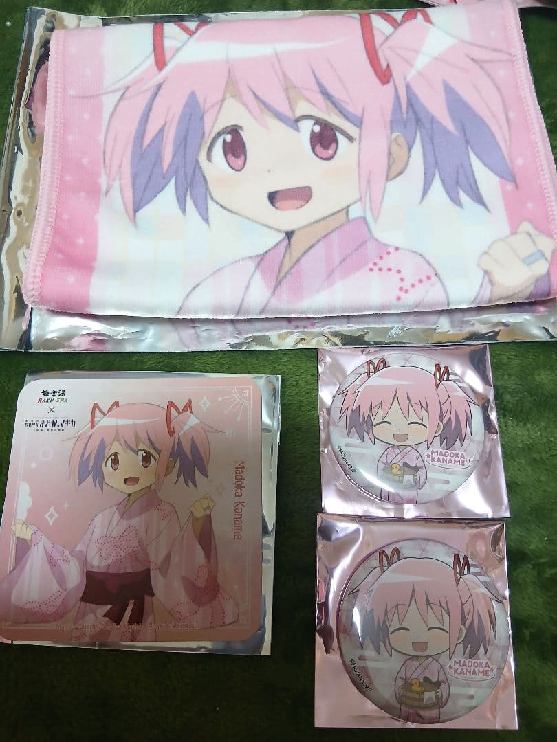 魔法少女まどか☆マギカ極楽湯 浴衣姿 マフラータオル 鹿目まどか