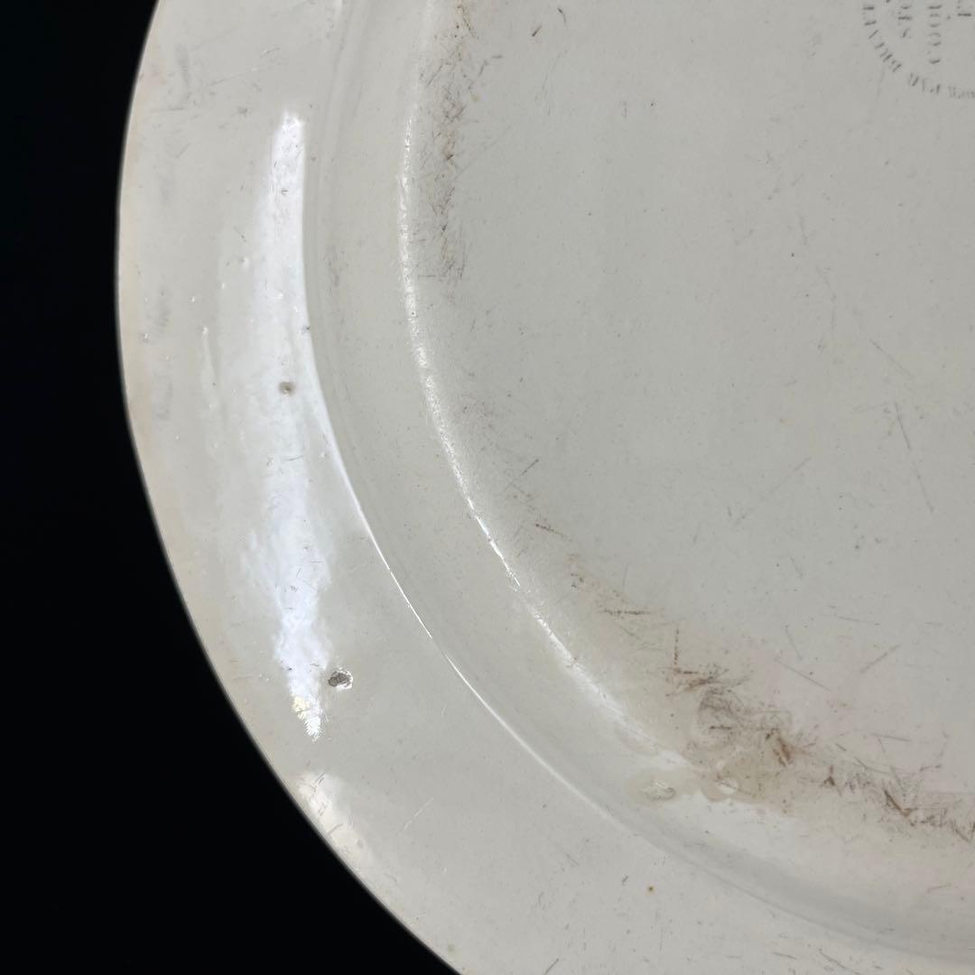 フランスアンティーク皿 クレイユStoneCoquerel et Le Gros - メルカリ