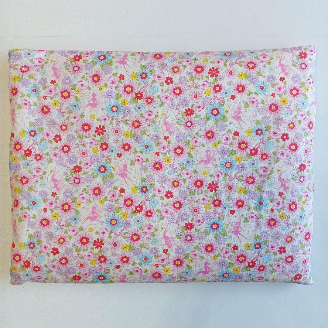 匿名配送】479チェアカバーと防災頭巾カバー☆妖精とお花☆ゴム交換