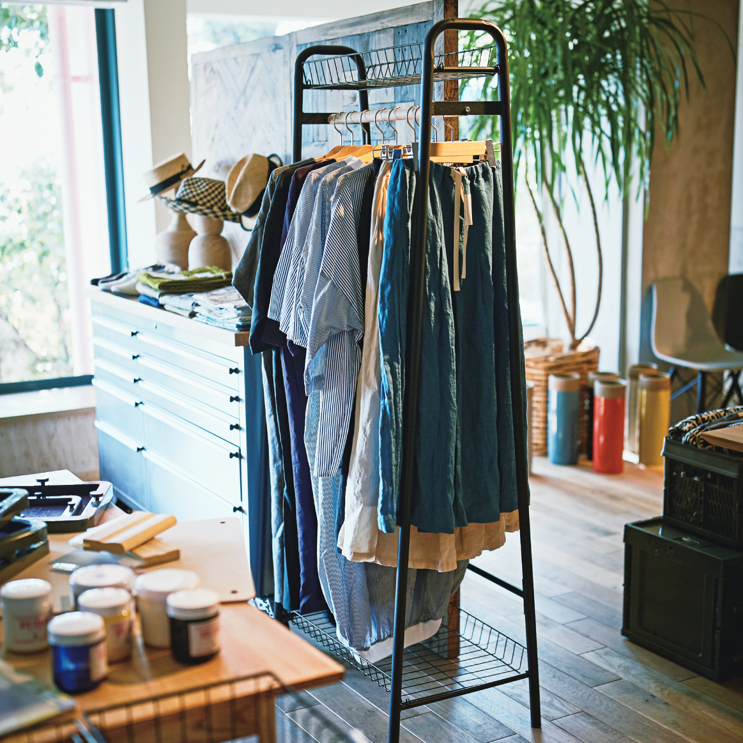 ハンガーラック アイアン 洋服掛け コートハンガー コート掛け - LONG