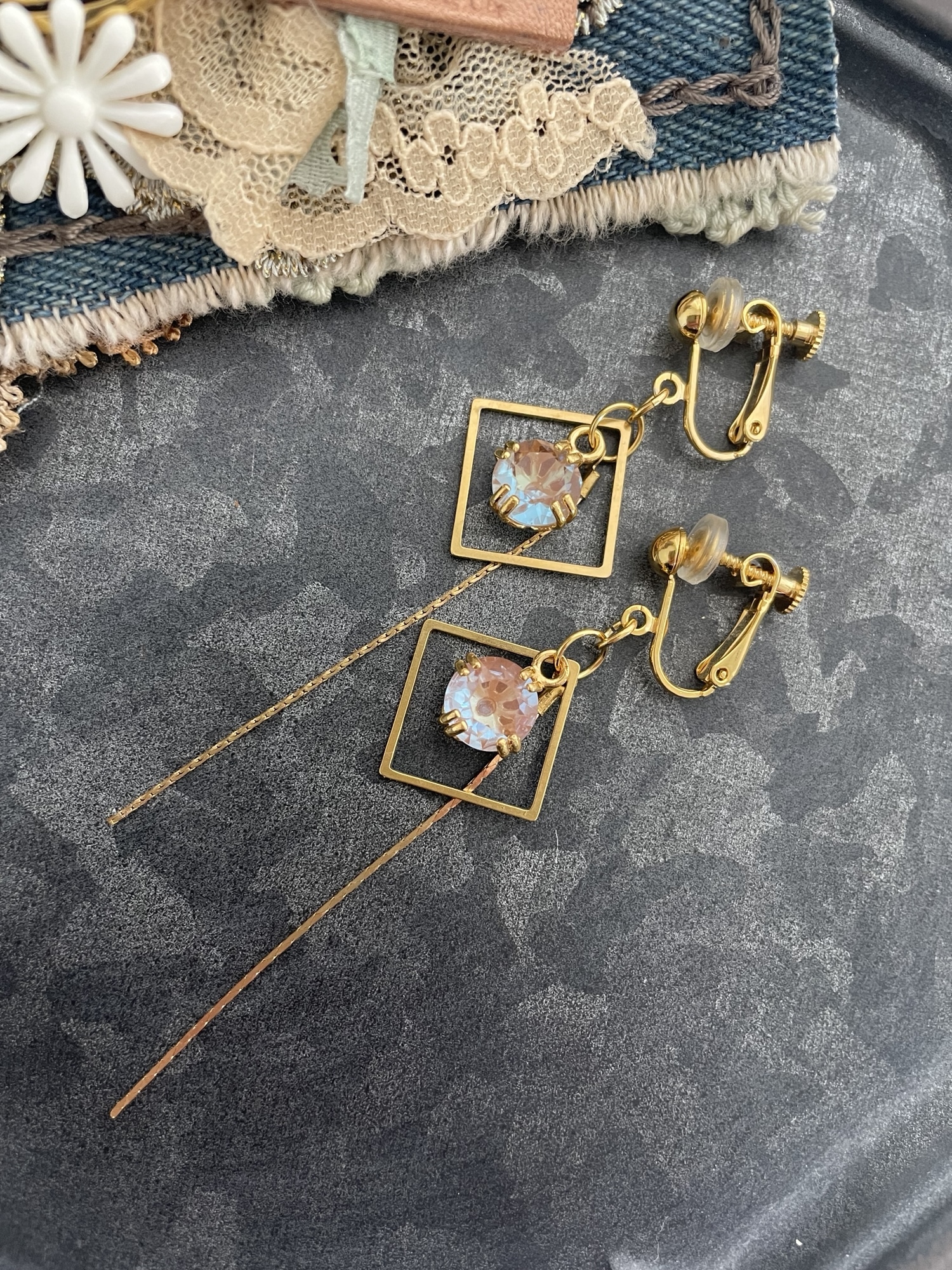 saphirine】18×13㎜サフィリーンのネックレス D - Lily-Rose'S GALLERY