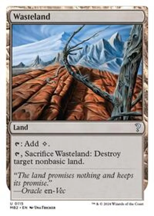 Wasteland (White Border) • Mystery Booster 2 (MB2) #115