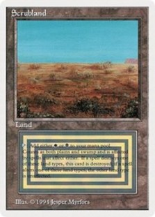 Scrubland • Revised Edition (Foreign Black Border) #286