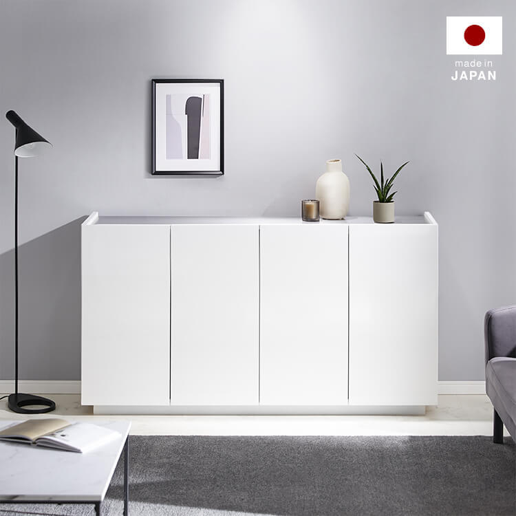 サイドボード ステンレス天板 収納 [幅150] | 【公式】LOWYA(ロウヤ