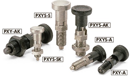PXYS-5-AK｜インデックスプランジャ - ロック機構つき ロックナットの