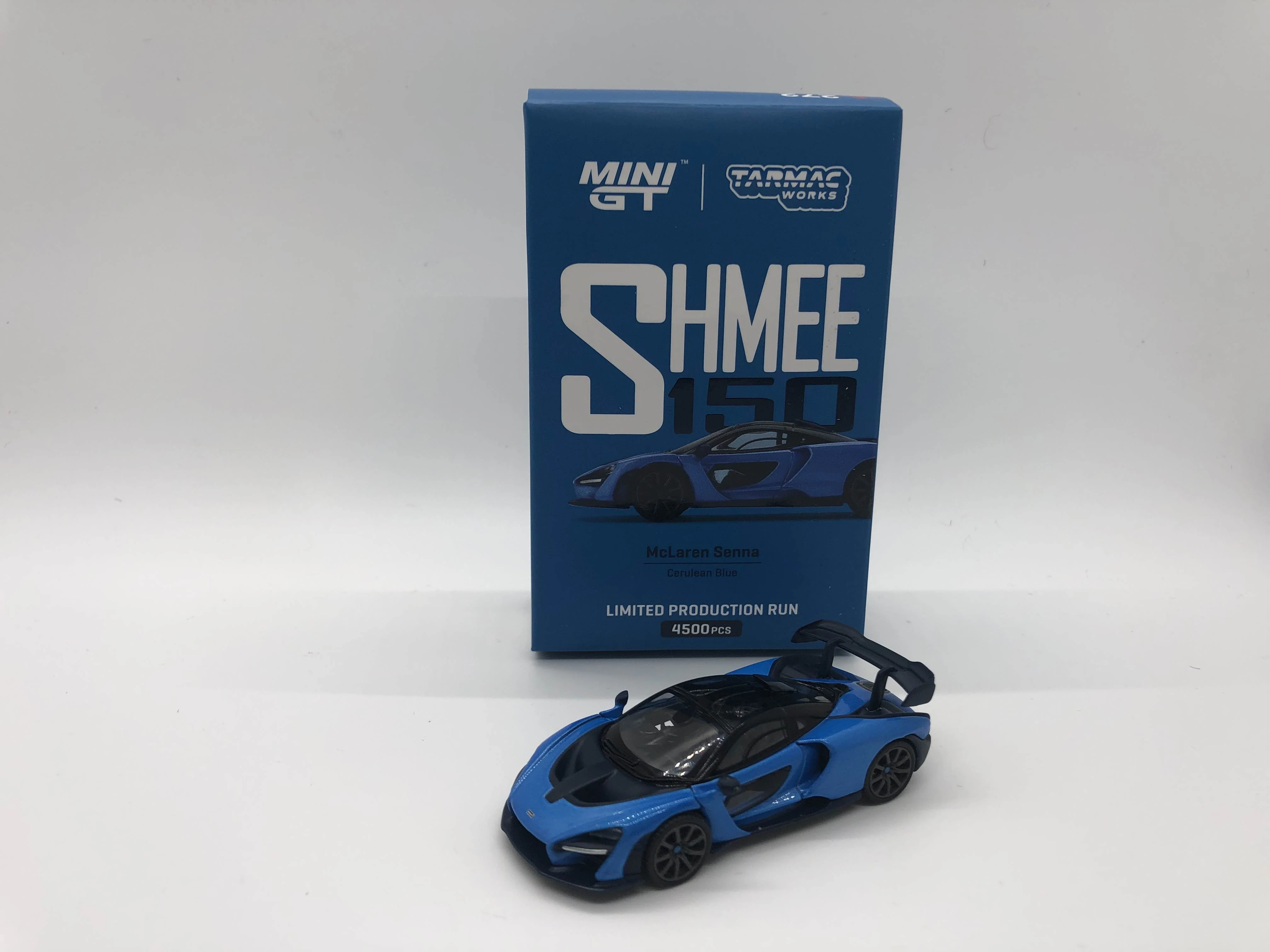 McLaren Senna Cerulean Blue Shmee150 Collection | MINI GT Wiki