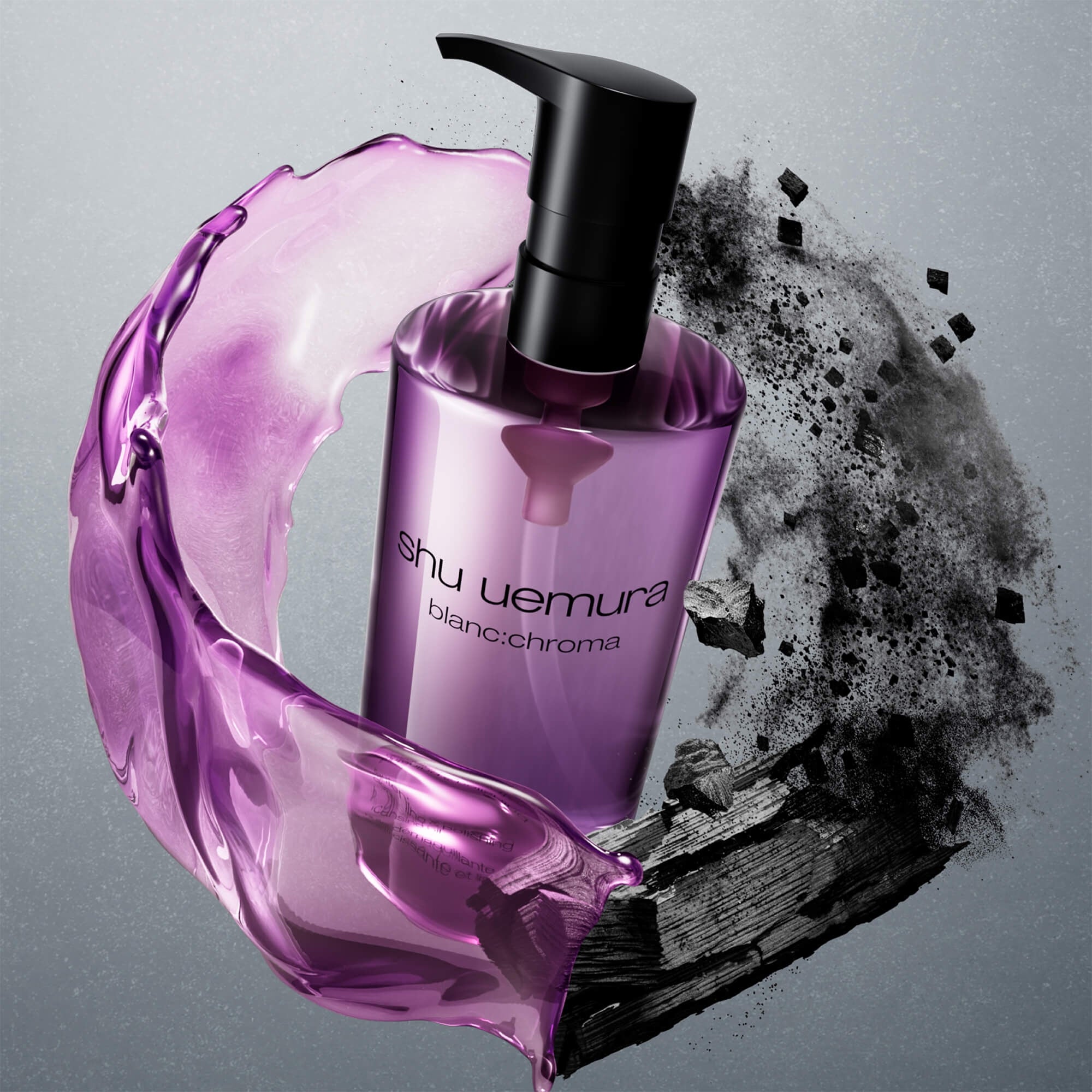 blanc chroma lightening & polishing cleansing oil | shu uemura us