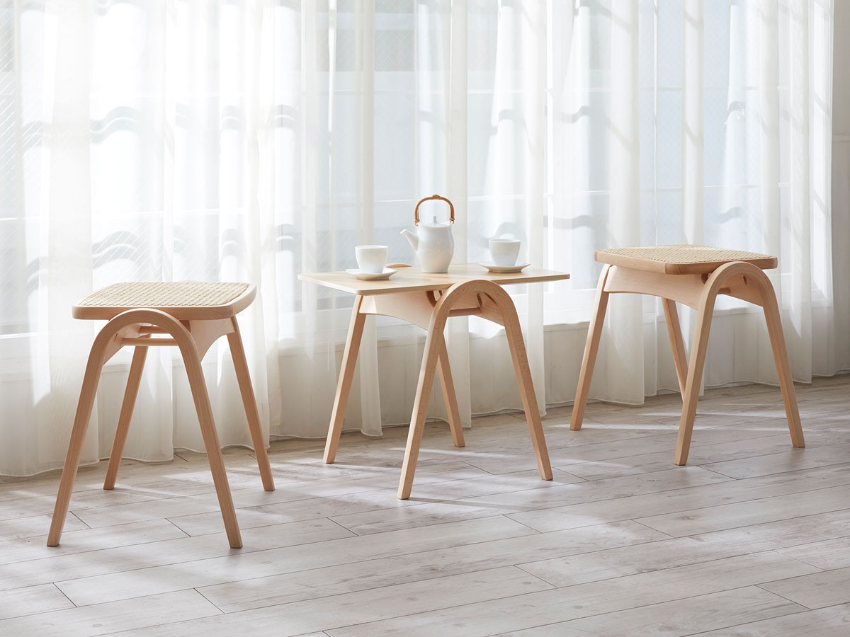 秋田木工 Stool No.202-R / あきたもっこう スツール No.202-R ブナ材