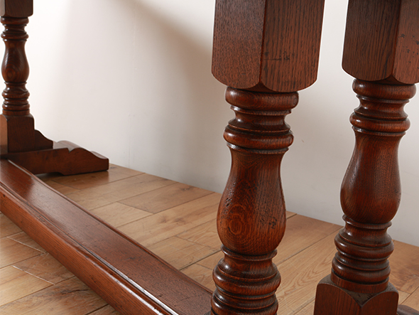 Lloyd's Antiques Reproduction Series Big Oak Dining Table / ロイズ