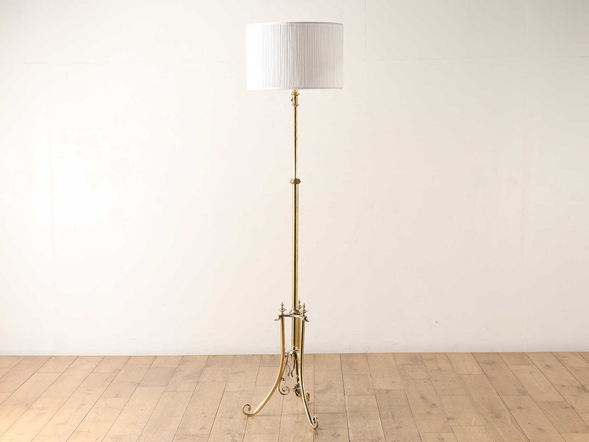 Lloyd's Antiques Real Antique Brass Floor Lamp / ロイズ