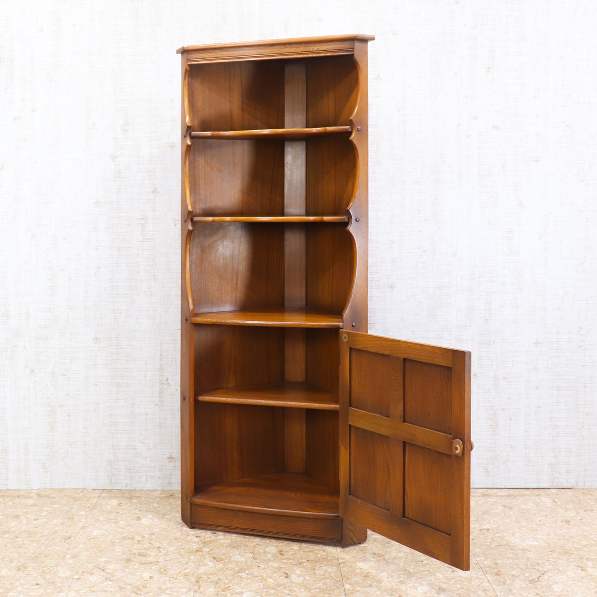 アーコール ERCOL ヴィンテージ コーナーシェルフ – studio MID