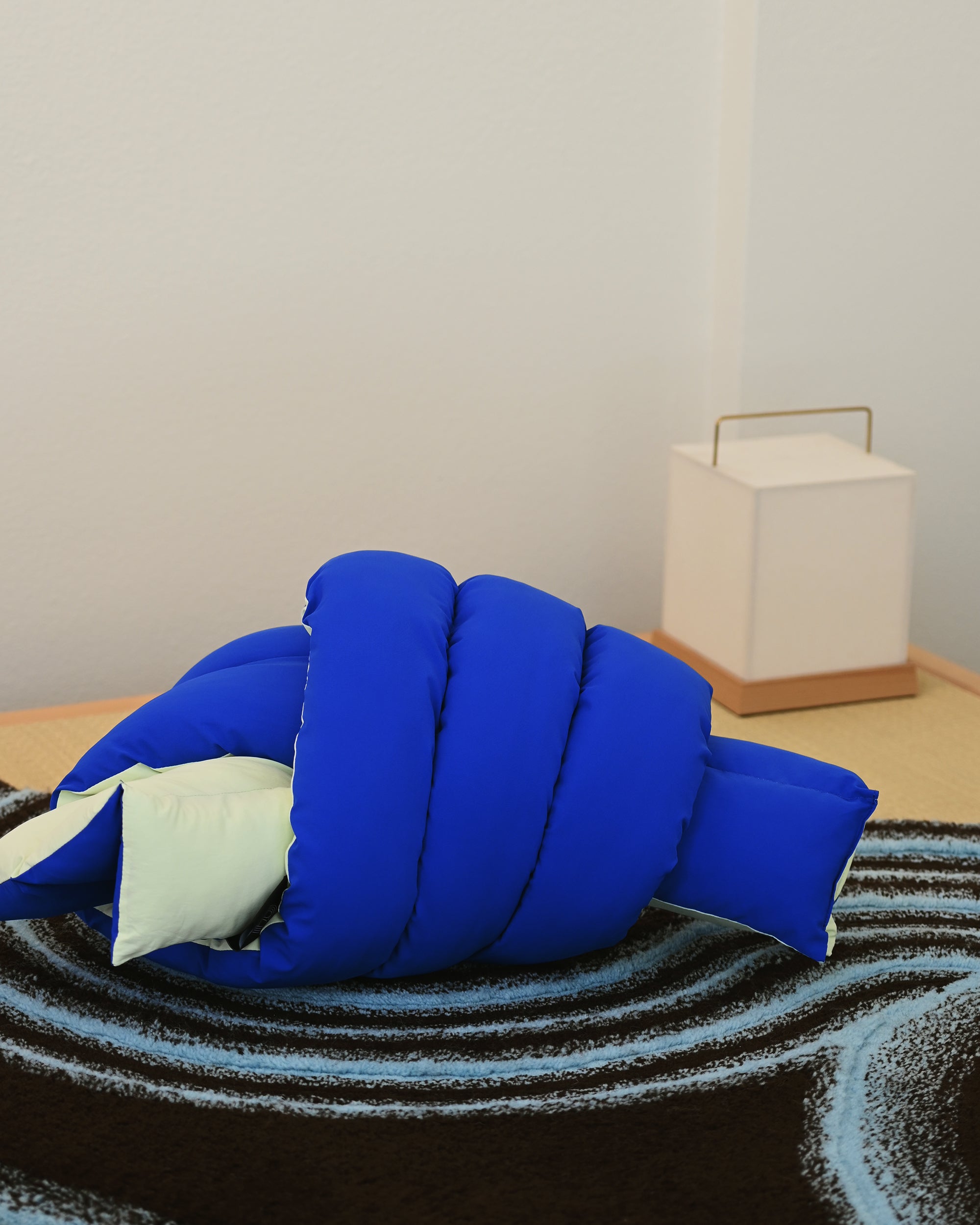 Musubi Cushion - Color Blocking Recycled Polyester | Lemon et Bleu