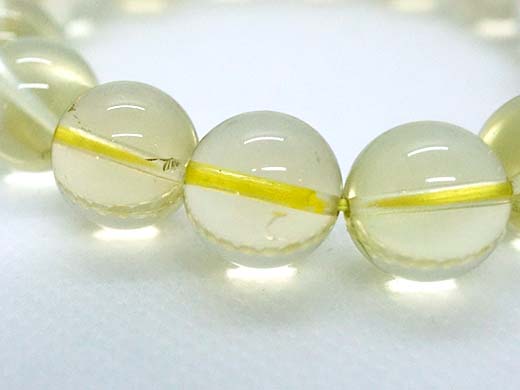 01-0785 レモンクォーツブレスレット（12.6~13mm珠）7,800円 | WORLD